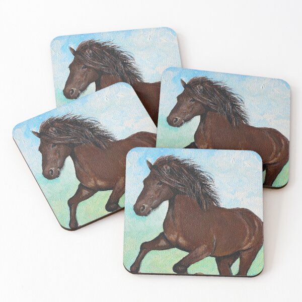 Item preview, Horse Running Free Painting designed and sold by Art by Kirsten Sneath.