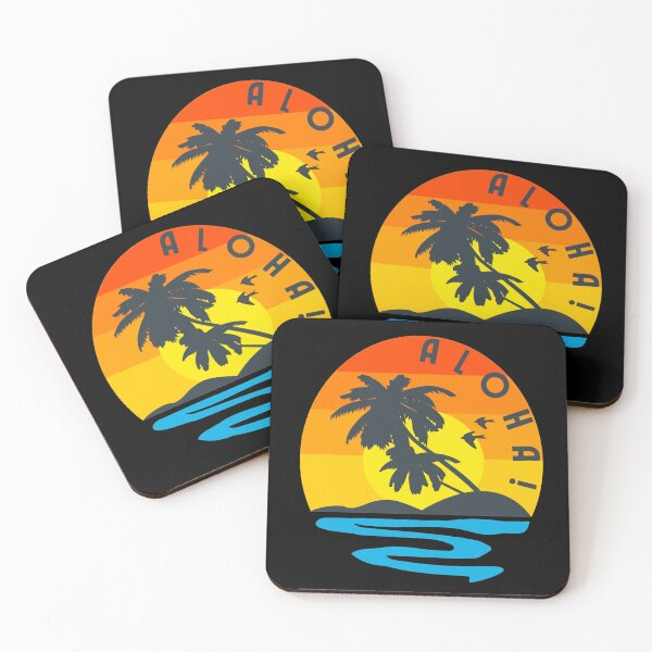 Item preview, Retro Aloha Sunset designed and sold by Calista Media.