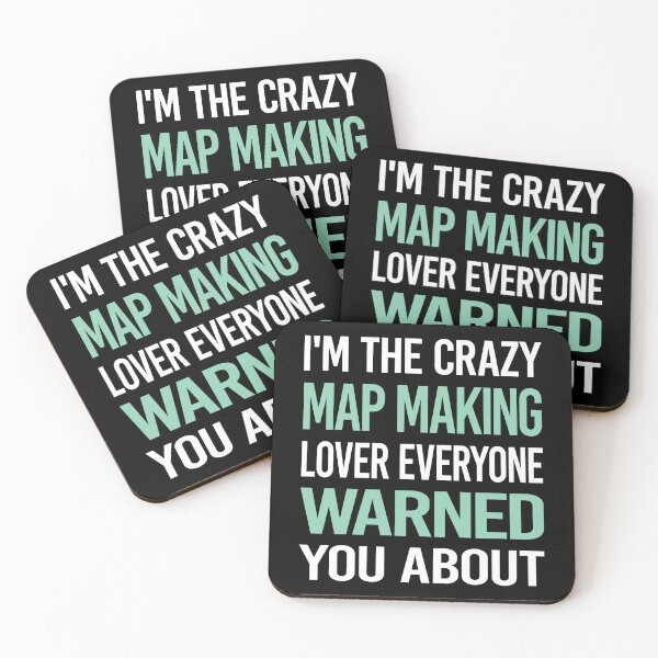 Item preview, Crazy Lover Map Making Mapmaking Cartography Cartographer designed and sold by BimBamFrank.