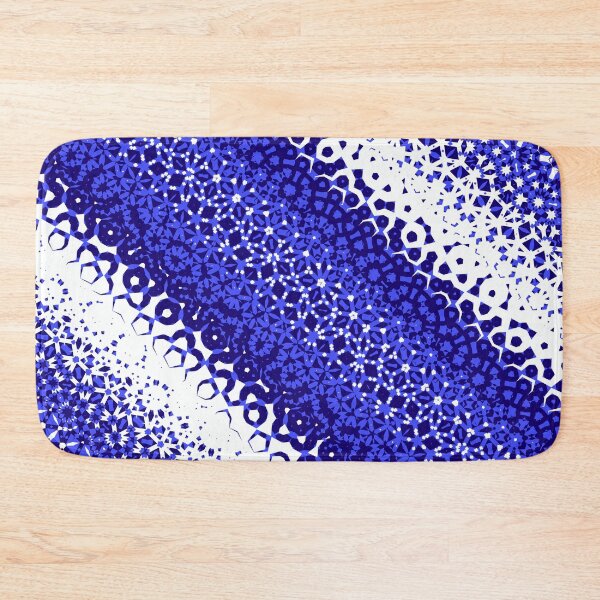 Item preview, Mighty Blue Power Abstract Geometry designed and sold by ArticLotusShop.