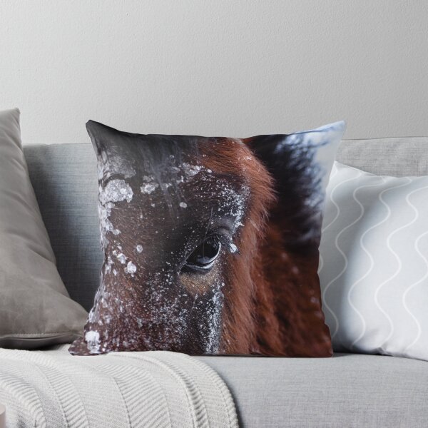 Item preview, horse eye in snow designed and sold by Jessinia Wallach.