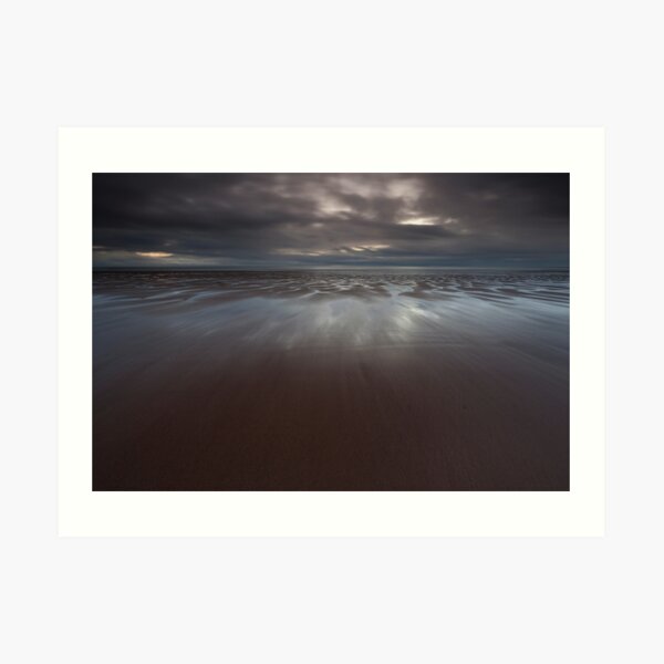 wet sand, lunan bay Art Print