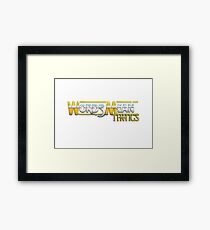 Words Mean Things Framed Print
