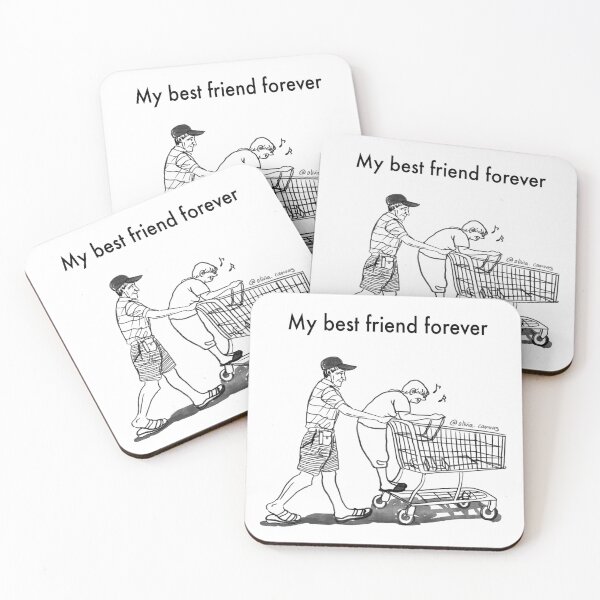 Item preview, My best friend forever designed and sold by oliviacanvas.