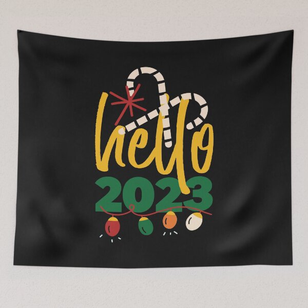 Item preview, HELLO 2023 , New Year 2023 , Hello 2023 Xmas , new years eve 2023 Classic T-Shirt designed and sold by Fulfilling.
