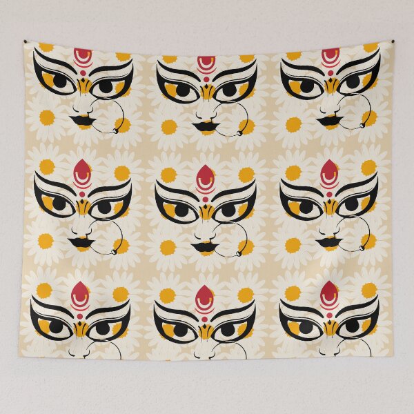 Item preview,  Durga Kali Hindu Goddess  designed and sold by Yaatra.