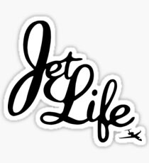 JL blck Sticker