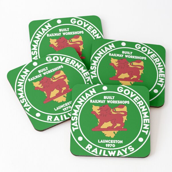 Item preview, Tasmanian Government Railways designed and sold by Green-over-red.