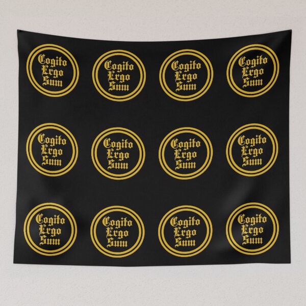Item preview, Cogito Ergo Sum - I Think Therefore I Am - Latin Phrases designed and sold by JourneyCreative.