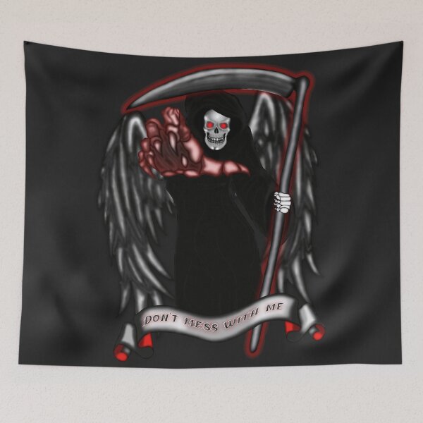 Item preview, Don't mess with the Grim Reaper designed and sold by Nicole Kiefer.