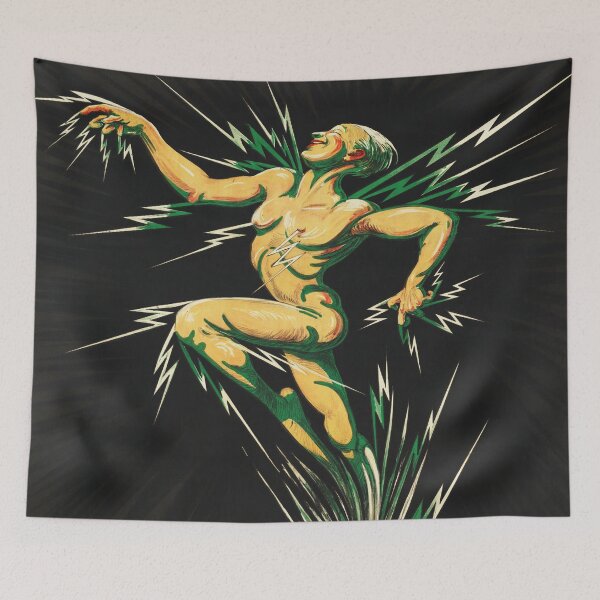 Item preview, L' Embrocation CHANTECLAIR Athletes Body Lotion 1920 French Poster Art Deco by Michel Libeaux designed and sold by retroposters.