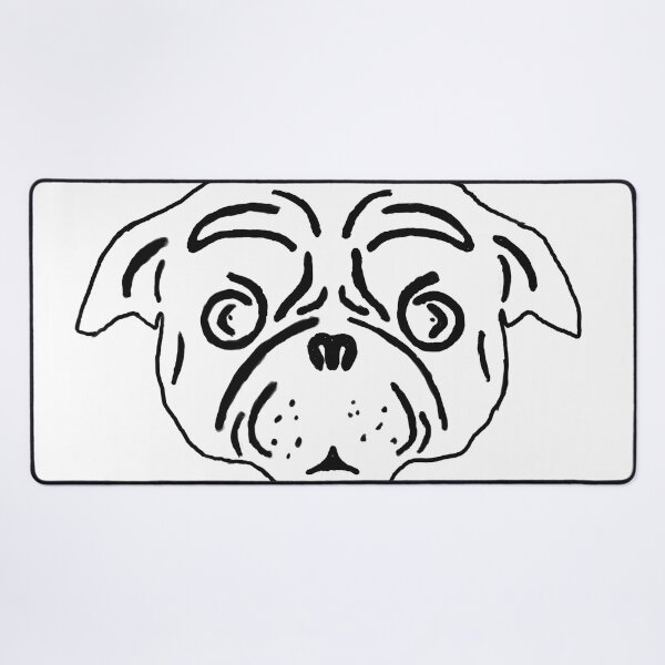 Item preview, PUG print designed and sold by JLFInspArt.