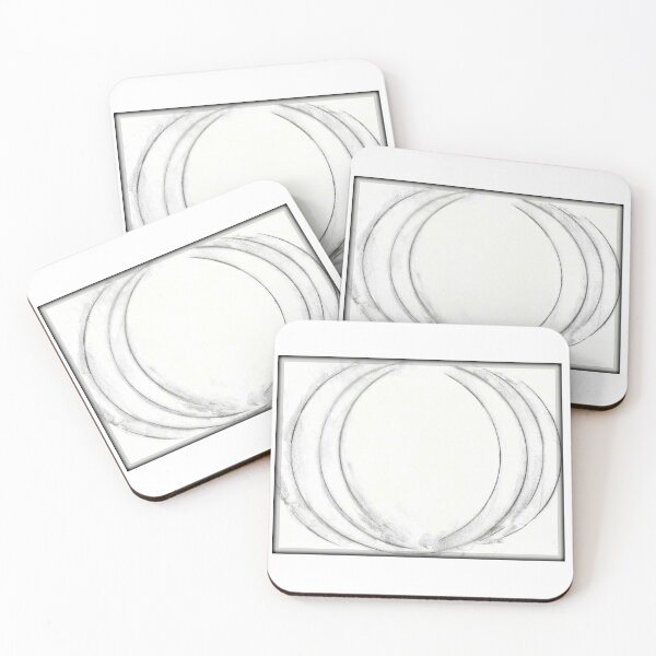 Item preview, graphite pencil drawing | abstract rough circles | original version designed and sold by DigitalEurydice.