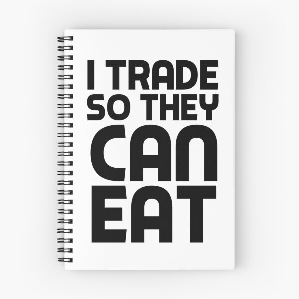 Item preview, I Trade So They Can Eat Crypto Cryptocurrency HODL Gift Idea designed and sold by throwbackgamer.