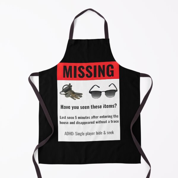 Item preview, Missing Items Tee Funny ADHD Neurodivergent designed and sold by loat904.