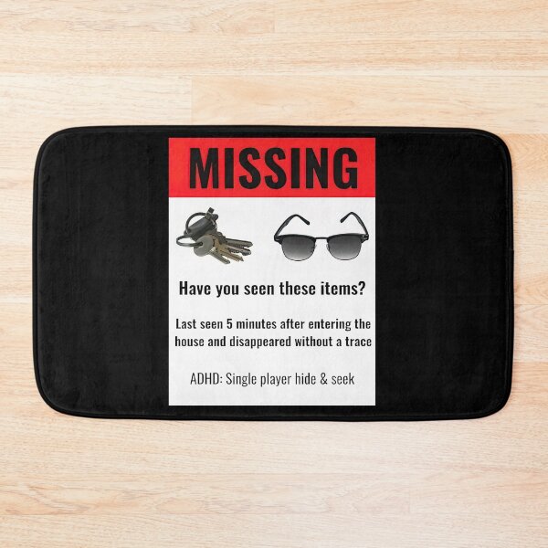 Item preview, Missing Items Tee Funny ADHD Neurodivergent designed and sold by loat904.