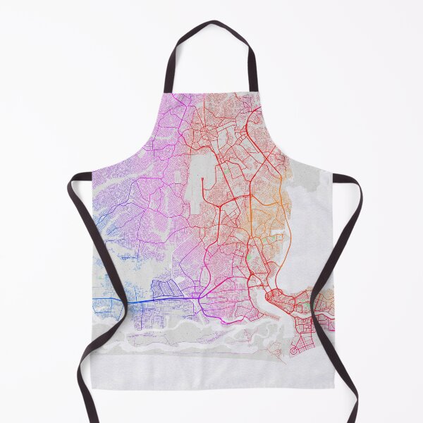 Item preview, Lagos City Map of Nigeria - Colorful designed and sold by deMAP.
