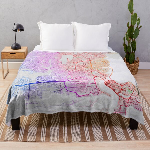 Item preview, Lagos City Map of Nigeria - Colorful designed and sold by deMAP.