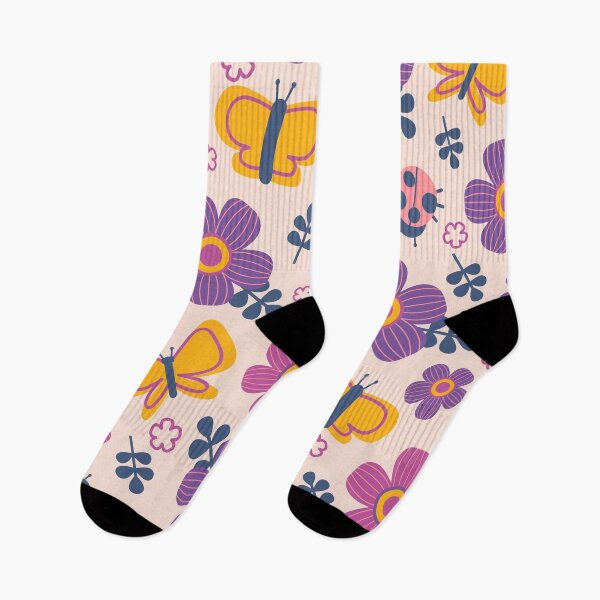 Item preview, Butterflies and Flowers designed and sold by Vector Scout Lab.