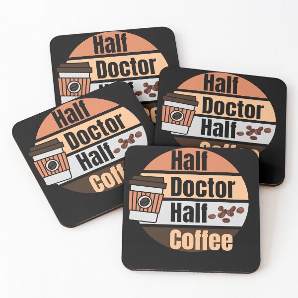 Item preview, Half coffee half doctor designed and sold by JoeyGrace.