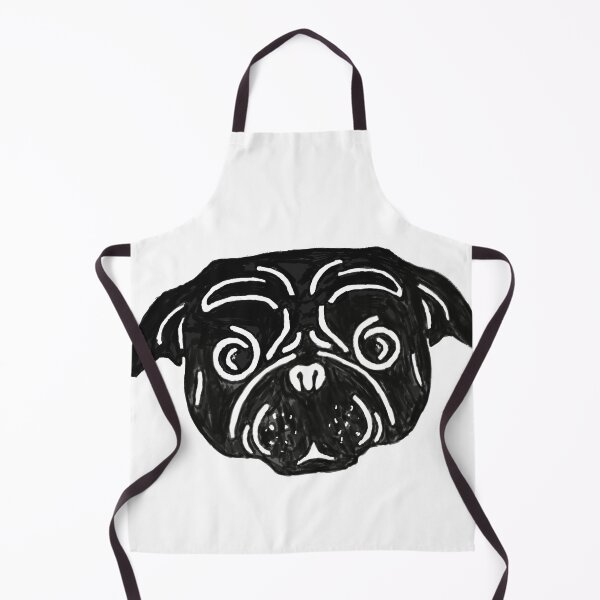 Item preview, Pug Print solid designed and sold by JLFInspArt.