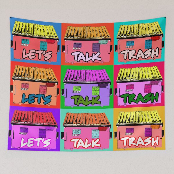 Item preview, Let´s Talk Trash designed and sold by TandJart.