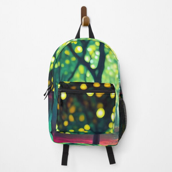 Item preview, Enchanted magical forest with neon lights designed and sold by mrlongfield.