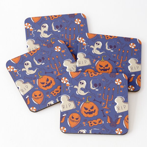 Item preview, Halloween Scary Evil Pattern designed and sold by Boomroom.