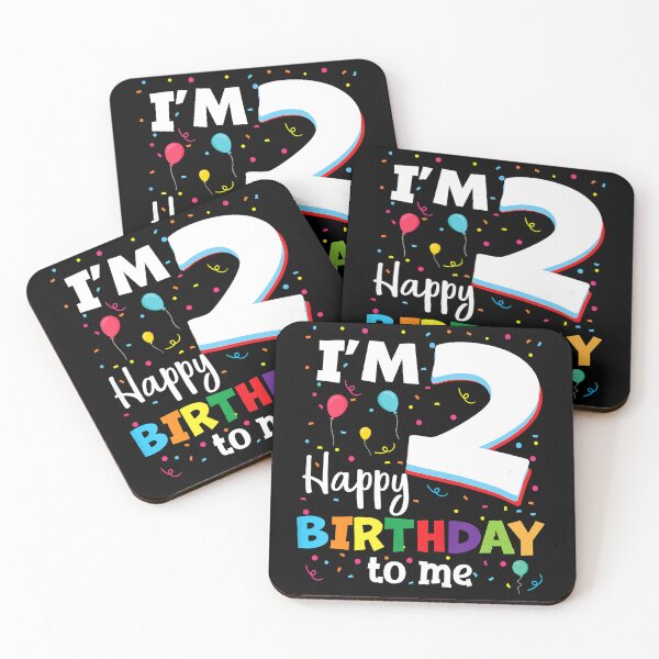Item preview, 2nd Birthday I'm 2 Happy Birthday To Me 2 Years Old designed and sold by HelgaSchwarz.