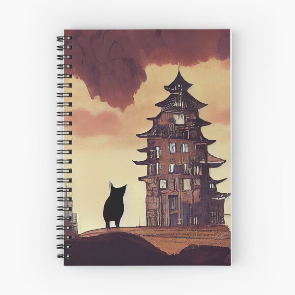 Item preview, Cat Landscape Picture Art Minimal  designed and sold by SetTheMoodArt.