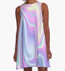 Holographic Design 17 A-Line Dress