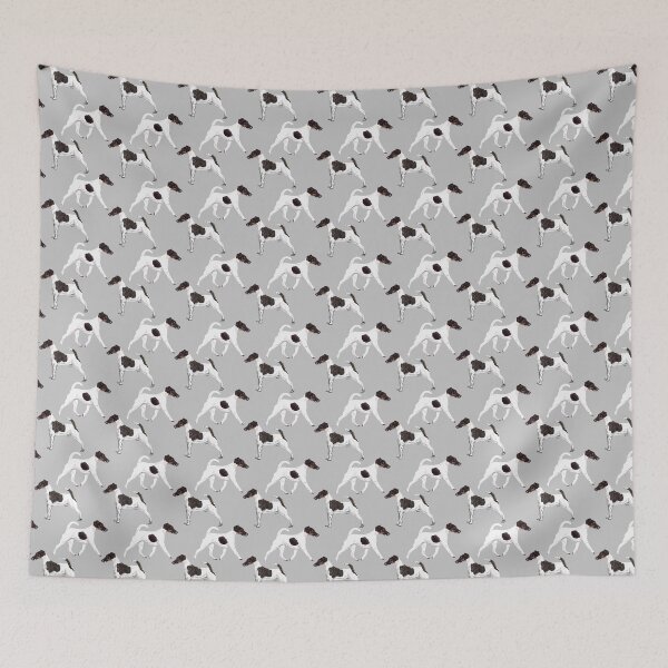 Item preview, Smooth Fox Terrier Repeat Pattern designed and sold by Amber Westwood.