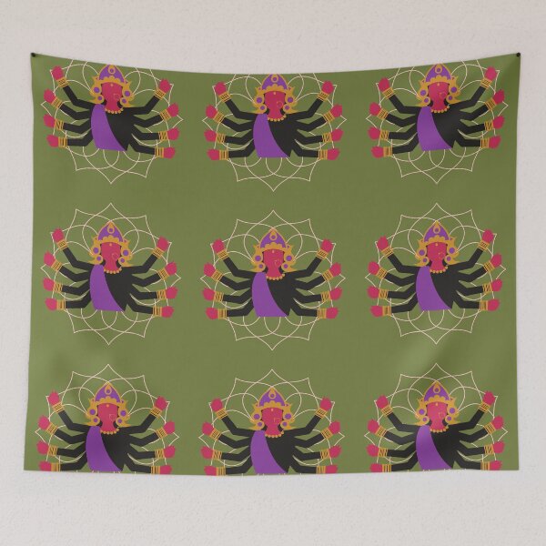 Item preview, Durga Kali Hindu Goddess  designed and sold by Yaatra.
