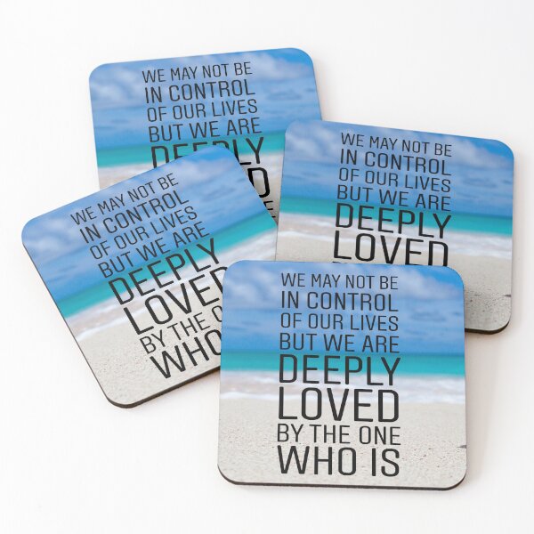 Item preview, We may not be in control of our lives but we are deeply loved by the one who is designed and sold by Stories To Inspire - Motivational Jewish Quotes.