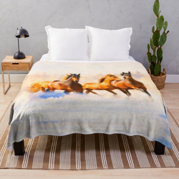 Item preview, Horses in the Snow designed and sold by Nora Gad.