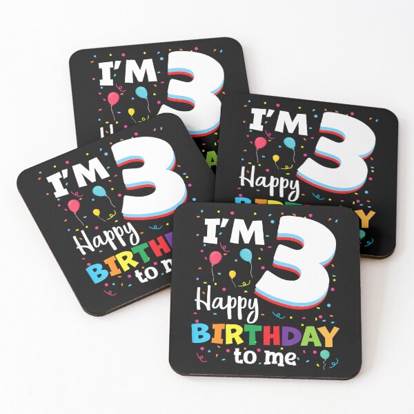 Item preview, 3rd Birthday I'm 3 Happy Birthday To Me 3 Years Old designed and sold by HelgaSchwarz.