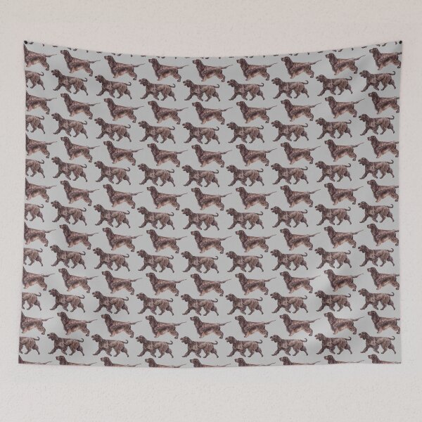 Item preview, Field Spaniel Repeat Pattern designed and sold by Amber Westwood.