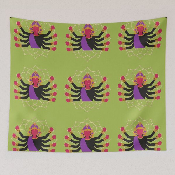 Item preview, Durga Kali Hindu Goddess  designed and sold by Yaatra.