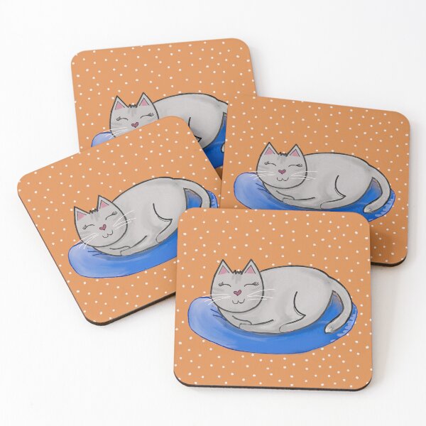 Item preview, Contented cat designed and sold by chocolotte.