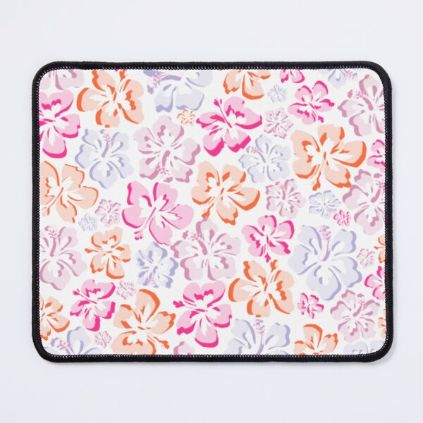 Item preview, tropical hawaiian flowers (pink & orange) designed and sold by stainedauroras.