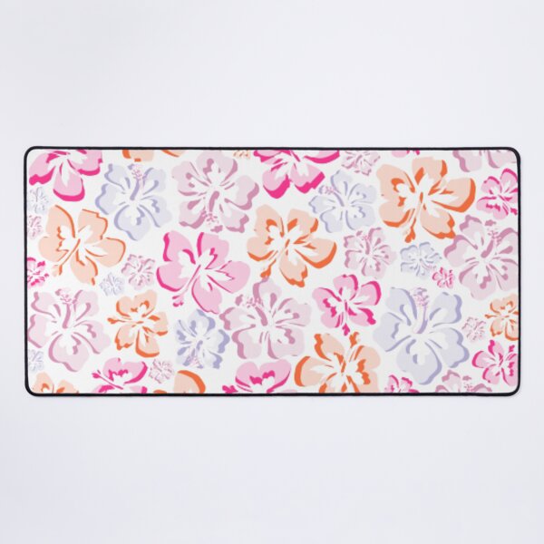 Item preview, tropical hawaiian flowers (pink & orange) designed and sold by stainedauroras.