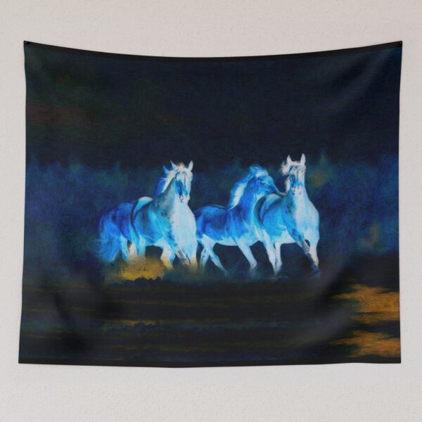 Item preview, Horses At night  designed and sold by Nora Gad.