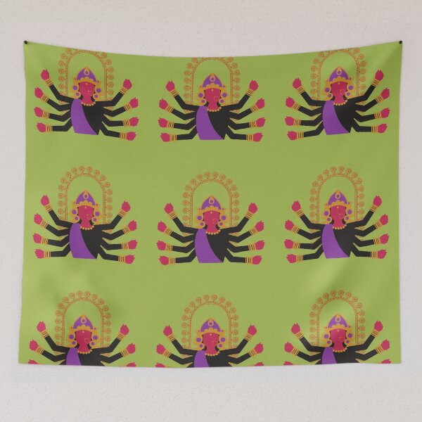 Item preview,  Durga Kali Hindu Goddess  designed and sold by Yaatra.