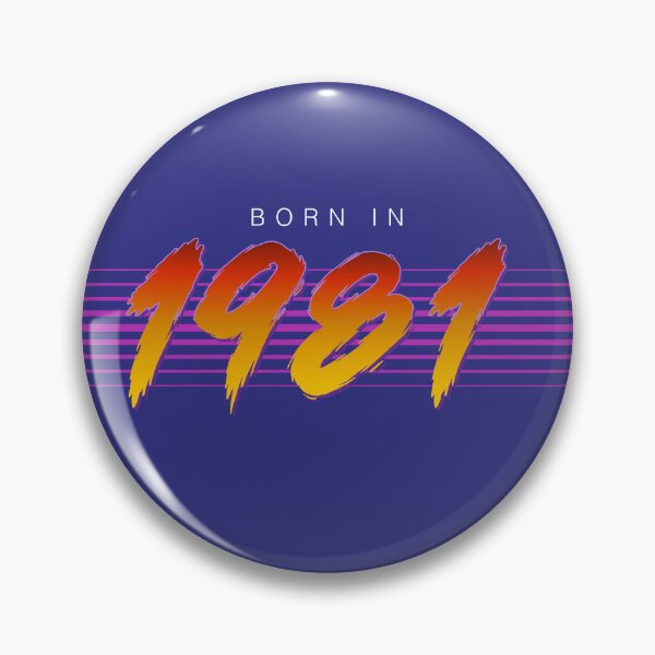 Item preview, Born in 1981, Retro 80's VIntage Design designed and sold by artandroam.
