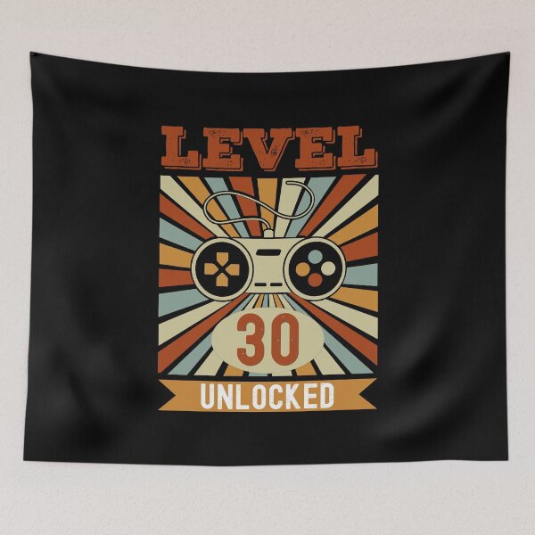 Item preview, Level 30 Unlocked Funny 30th Birthday designed and sold by Karry-Pat.