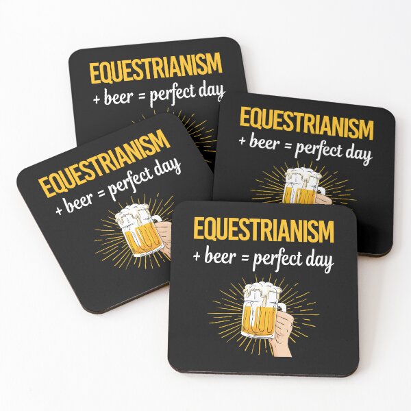 Item preview, Beer Perfect Day Equestrianism Horse Horseback Riding designed and sold by WigglesDailey.
