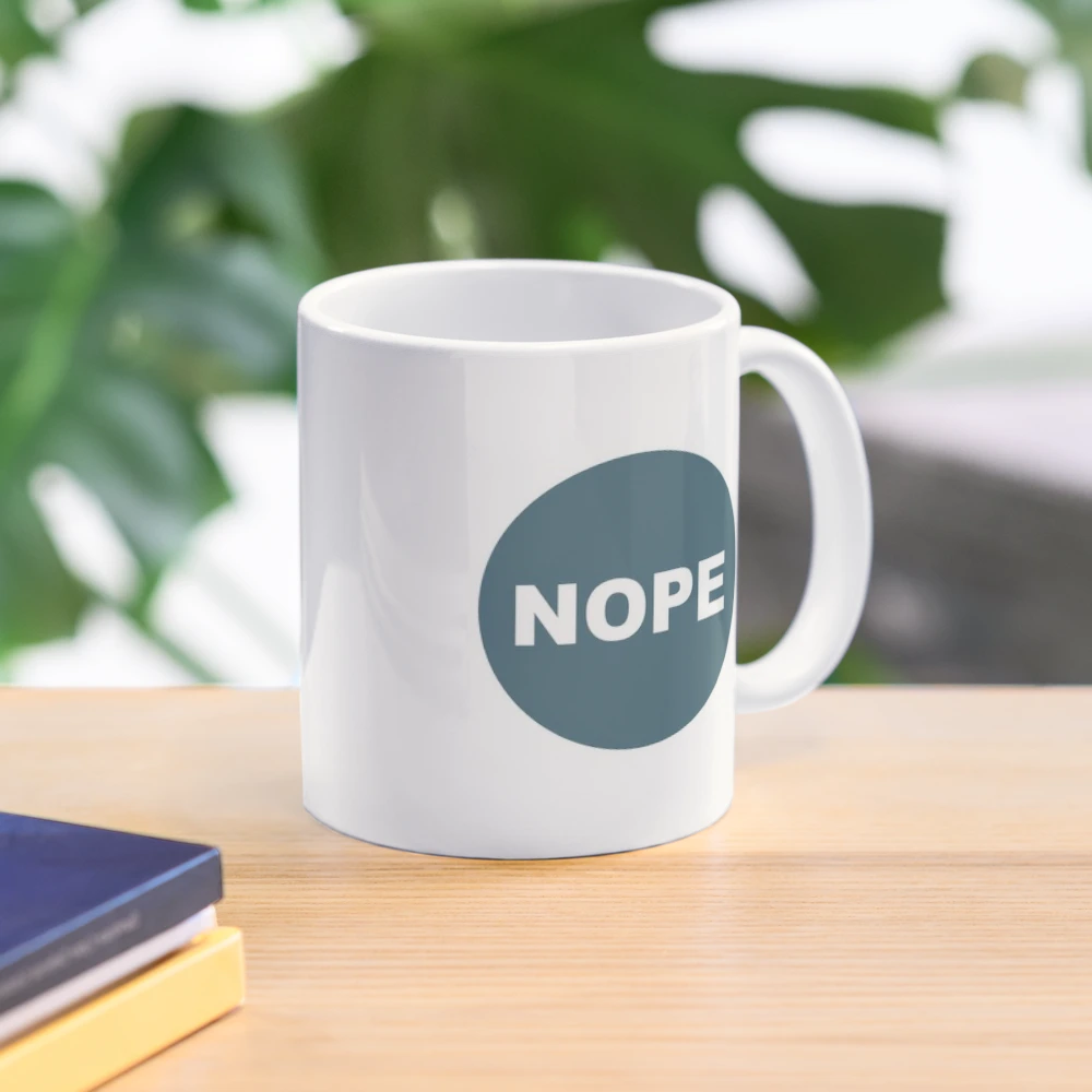 Cup of Nope Funny Mug, 16 oz.