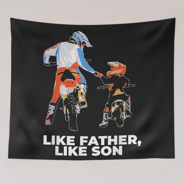 Item preview, Moto Boss Braaap Dirt Bike Like Father Like Son designed and sold by troimuagio2022.