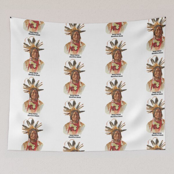 Item preview, Many Horns Blackfeet Sioux by heringa designed and sold by heringa.