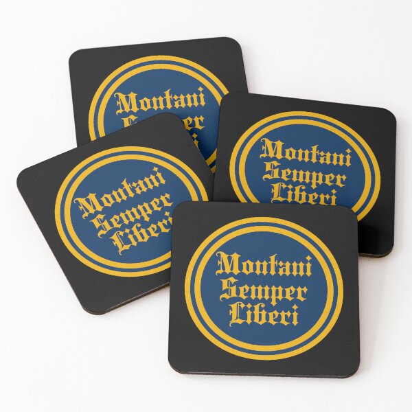 Item preview, Montani Semper Liberi - Mountaineers Are Always Free - Latin Phrases designed and sold by JourneyCreative.